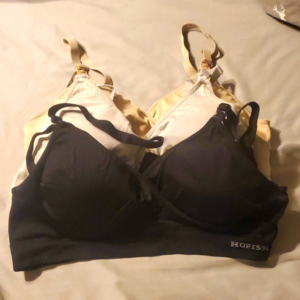 Nursing bras - set of 3